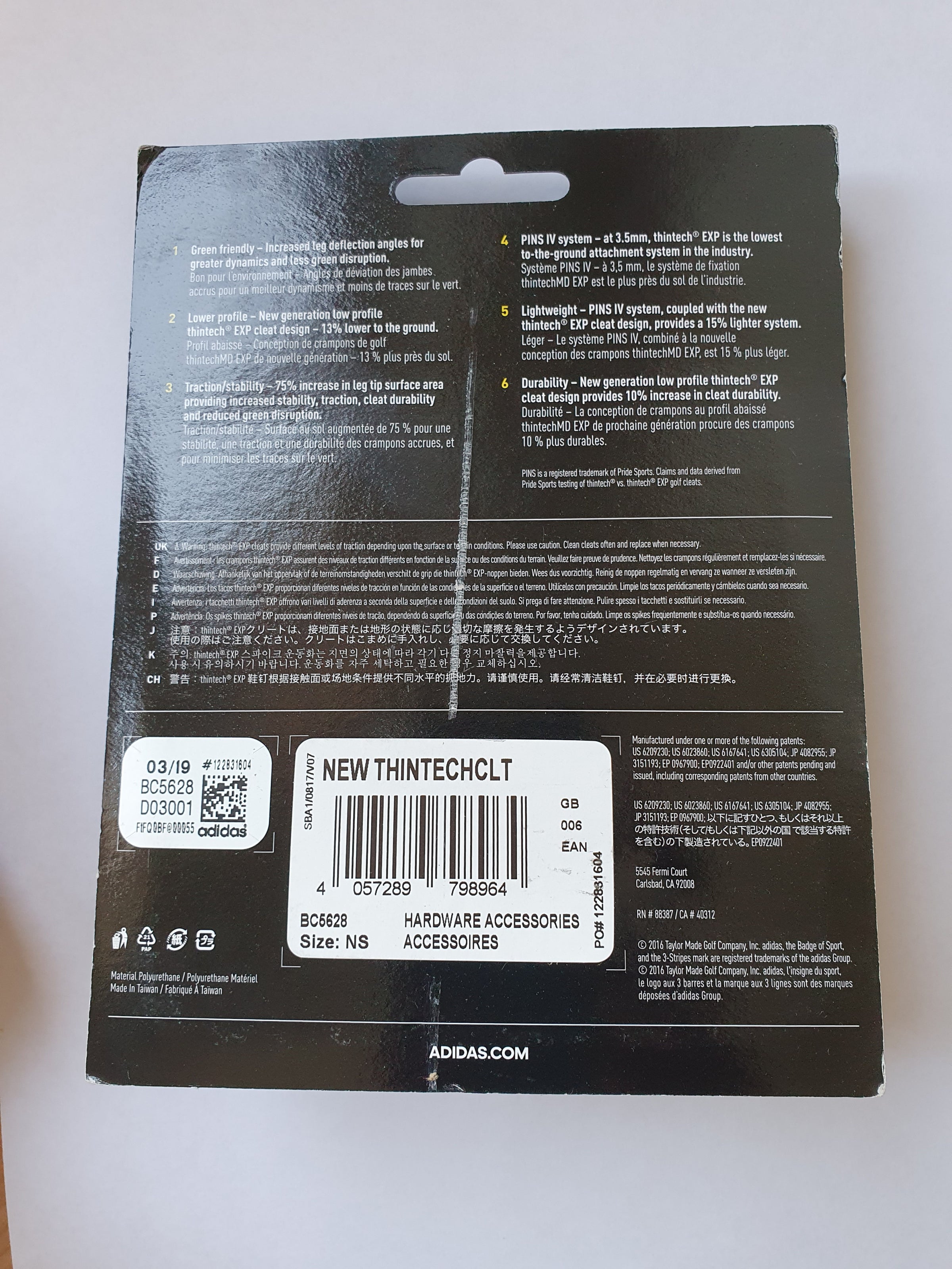Thintech exp cleats outlet