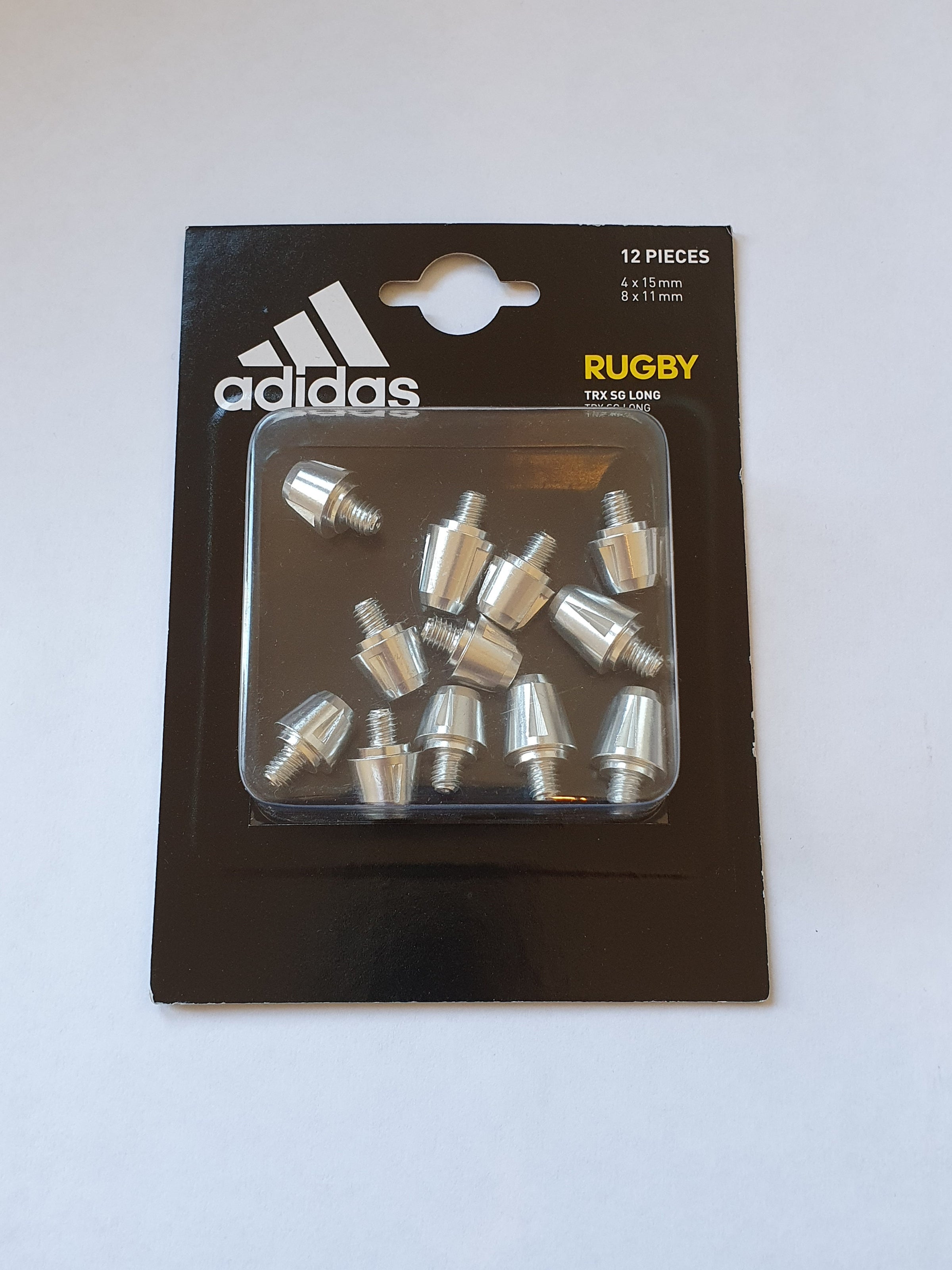 Adidas Rugby Aluminium Studs TRX Soft Ground Long 4 x 15mm 8 x 11mm